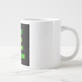 励ましの名言 #3 ジャンボコーヒーマグカップ (右)