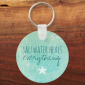 励ましの塩水は全てを癒す キーホルダー (正面)