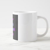 励ましの引用 # 2 ジャンボコーヒーマグカップ (右)