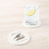 励ましの聖なる書物、 経典彼の目はスズメの上にある コースター (側面)