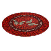 励ましの言葉紅葉 感動的 カッティングボード (角)