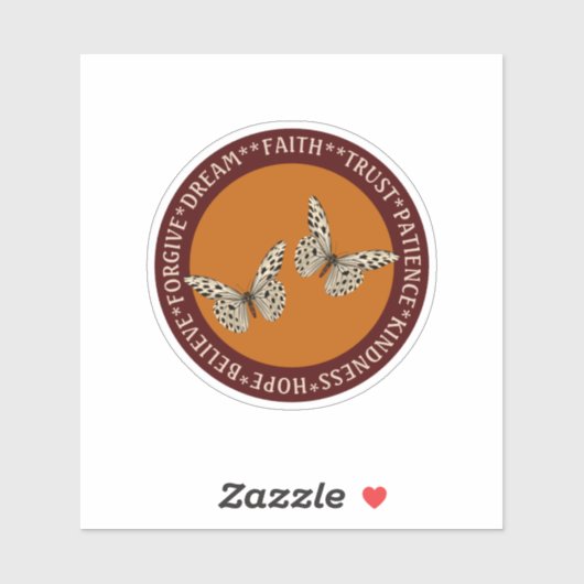 励ましの言葉紅葉 感動的 シール (シート)