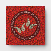 励ましの言葉紅葉 感動的 フォトプラーク (正面)