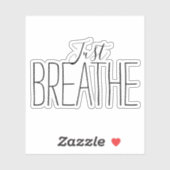 励ましの言葉 ゆっくり息をしよう シール (シート)