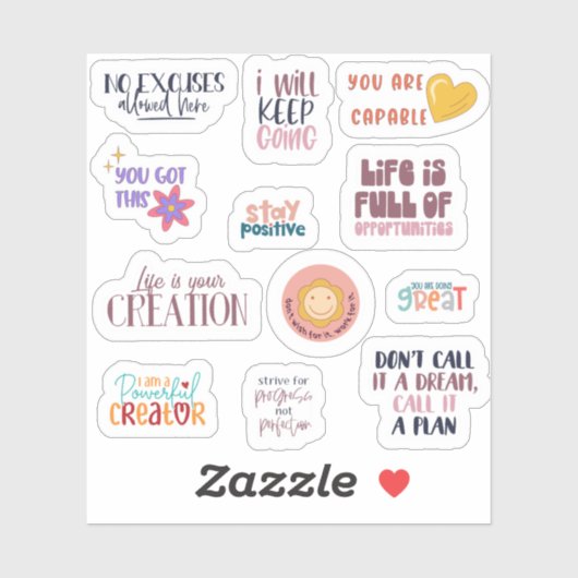 励ましの言葉 –  シール (シート)