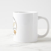 励ましの言葉/ハチ ジャンボコーヒーマグカップ (右)