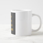 励ましの言葉 #246 ジャンボコーヒーマグカップ (右)