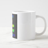 励ましの言葉 #7 ジャンボコーヒーマグカップ (右)