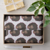 励ましの黒人女性、天然の髪 薄葉紙 (ギフト)