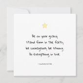 励ましやる気を起こさせるた信仰の聖句引用文 シーズンカード (正面)