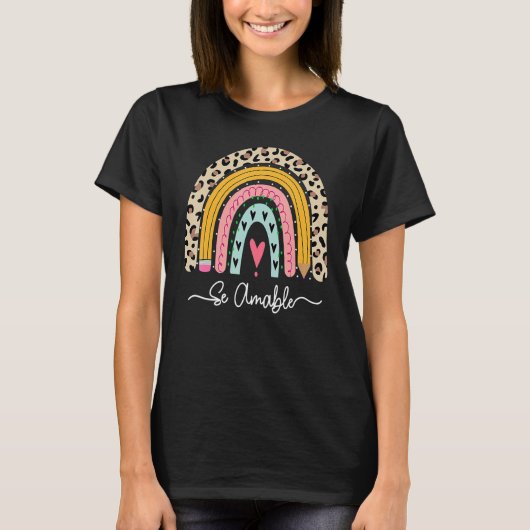 励ましスペインのて心を痛める Tシャツ (正面)