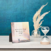 励ましバイブル聖句引用文滝 フォトプラーク (インサイチュ)