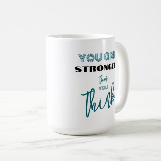 励まし感動的た コーヒーマグカップ (正面右)