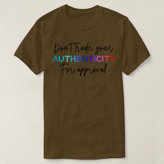 励まし感動的引用文1 Tシャツ (デザイン正面)