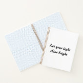 励まし感動的引用文 ノートブック (内部)