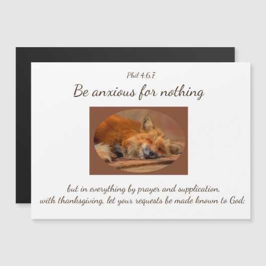 励まし感動的聖なる書物、 経典引用文かわいいキツネ (正面/裏面)