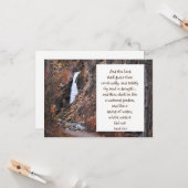 励まし聖なる書物、 経典イザヤウォーターフォール自然 カード (正面/裏面インサイチュ)