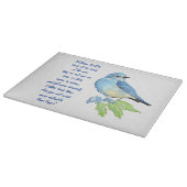 励まし聖書聖なる書物、 経典マシュー・ブルーバード カッティングボード (角)