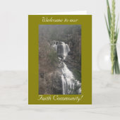 励まし，私たちの信仰コミュニティへようこそ，カード カード (正面)