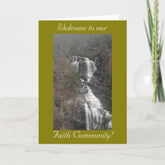 励まし，私たちの信仰コミュニティへようこそ，カード カード (正面)