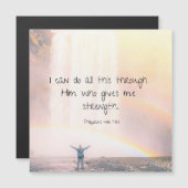 励まやる気を起こさせるす聖書の詩引用文 (正面/裏面)