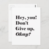 励感動的まし引用文 ポストカード (正面/裏面)