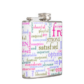 励感動的まし言葉 フラスク (右)