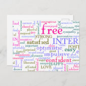 励感動的まし言葉 ポストカード (正面/裏面)