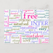 励感動的まし言葉 ポストカード (正面)