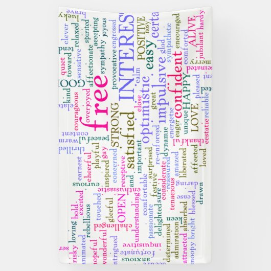 励感動的まし言葉 横断幕 (縦)