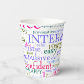 励感動的まし言葉 紙コップ (裏面)