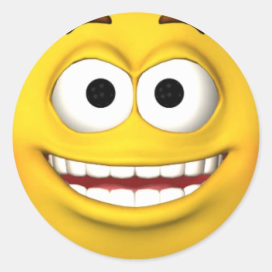 励起顔シール ラウンドシール (正面)