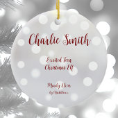 励起10代のクリスマス小妖精や小人セラミックオーナメント セラミックオーナメント