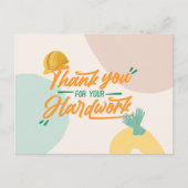 労カラフル働日の評価 シーズンポストカード (正面)