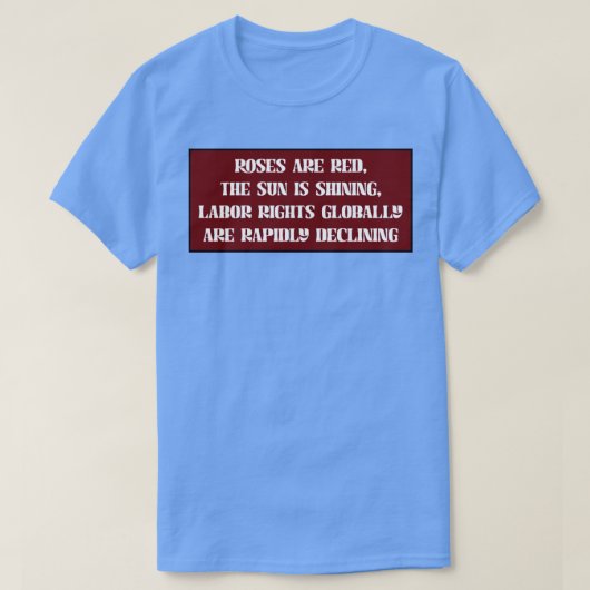 労保護働者権利支援労働組合 Tシャツ (デザイン正面)