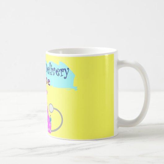 労働および配達ナースのギフト コーヒーマグカップ (右)