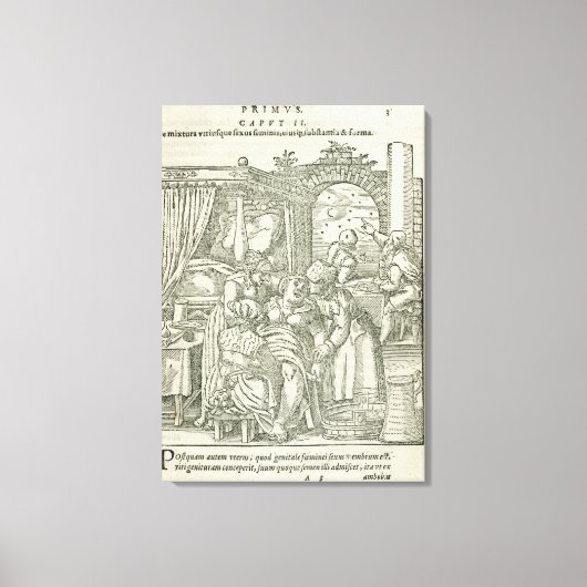 労働の中の女、第2章イラストレーション、第2章から キャンバスプリント (正面)