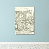 労働の中の女、第2章イラストレーション、第2章から キャンバスプリント (インサイチュ (ウッドフロア))