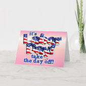 労働の日と女 カード (正面)