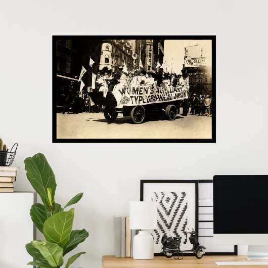 労働の日のパレードで浮き上がるニューヨーク市1909 ポスター (ホームオフィス)