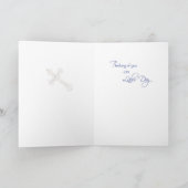 労働の日の愛国的な十字旗、宗教 カード (内部)