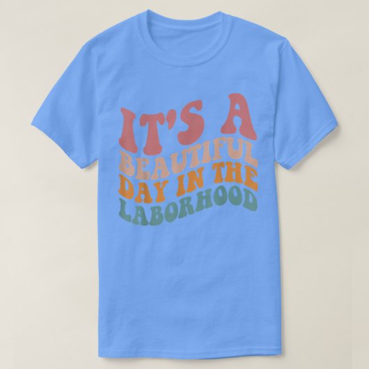 労働の日は美しい Tシャツ (デザイン正面)