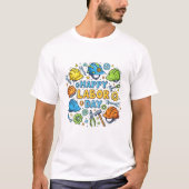 労働の日、おめでとうございます Tシャツ (正面)