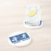 労働は重ランニング要、労働は重大事 コースター (側面)