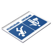 労働は重ランニング要、労働は重大事 ノートブック (左側)