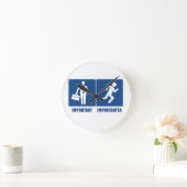 労働は重ランニング要、労働は重大事 ラウンド壁時計 (ホーム)