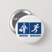 労働は重ランニング要、労働は重大事 缶バッジ (正面&裏面)