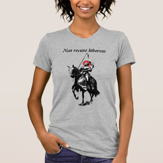労働を拒まず Tシャツ (正面)