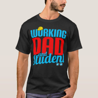 労働パパ及び学生 Tシャツ