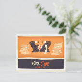 労働倫理 ポストカード (スタンド正面)